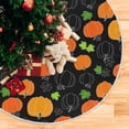 thumbnail image 4 of SKYSONIC Thanksgiving Christmas Tree Skirt Thanksgiving Tree Skirt for Holiday Party Home Christmas Day Ornaments 48", 4 of 6