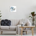 thumbnail image 2 of Stupell Industries Contemporary Blue Squiggle Shapes Painting Unframed Art Print Wall Art, Design by June Erica Vess, 2 of 6