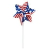 Party Central Club pack of 12 Patriotic Red and White Stars Stripes Party Favor Pinwheels 13"