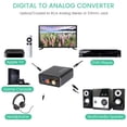 thumbnail image 4 of Coaxial/Optical to Stereo Converter Support 32-96KHz Sampling Rates for Clear Sound, 4 of 7