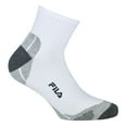 thumbnail image 2 of Fila Unisex Socks, 6 Pairs - Quarter Multisport, Short Socks White 39-42 (6-8 Uk), 2 of 2