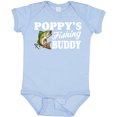 thumbnail image 3 of Inktastic Poppy's Fishing Buddy with White Text Boys Baby Bodysuit, 3 of 5