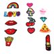 thumbnail image 1 of 13 piezas de hierro en s Macarena apliques lentejues decorativas, 1 of 8