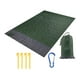 thumbnail image 1 of Manta de playa, manta de picnic, ligera, resistente a la arena, con bolsa de almacenamiento, esterilla de playa Verde oscuro200cmx210cm, 1 of 9