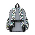 thumbnail image 3 of Blue Leopard Print Pattern Backpack for School, Cute School Bag with Adjustable Shoulder Straps and Padded Back, 13.4"x11"x4.7", 3 of 5