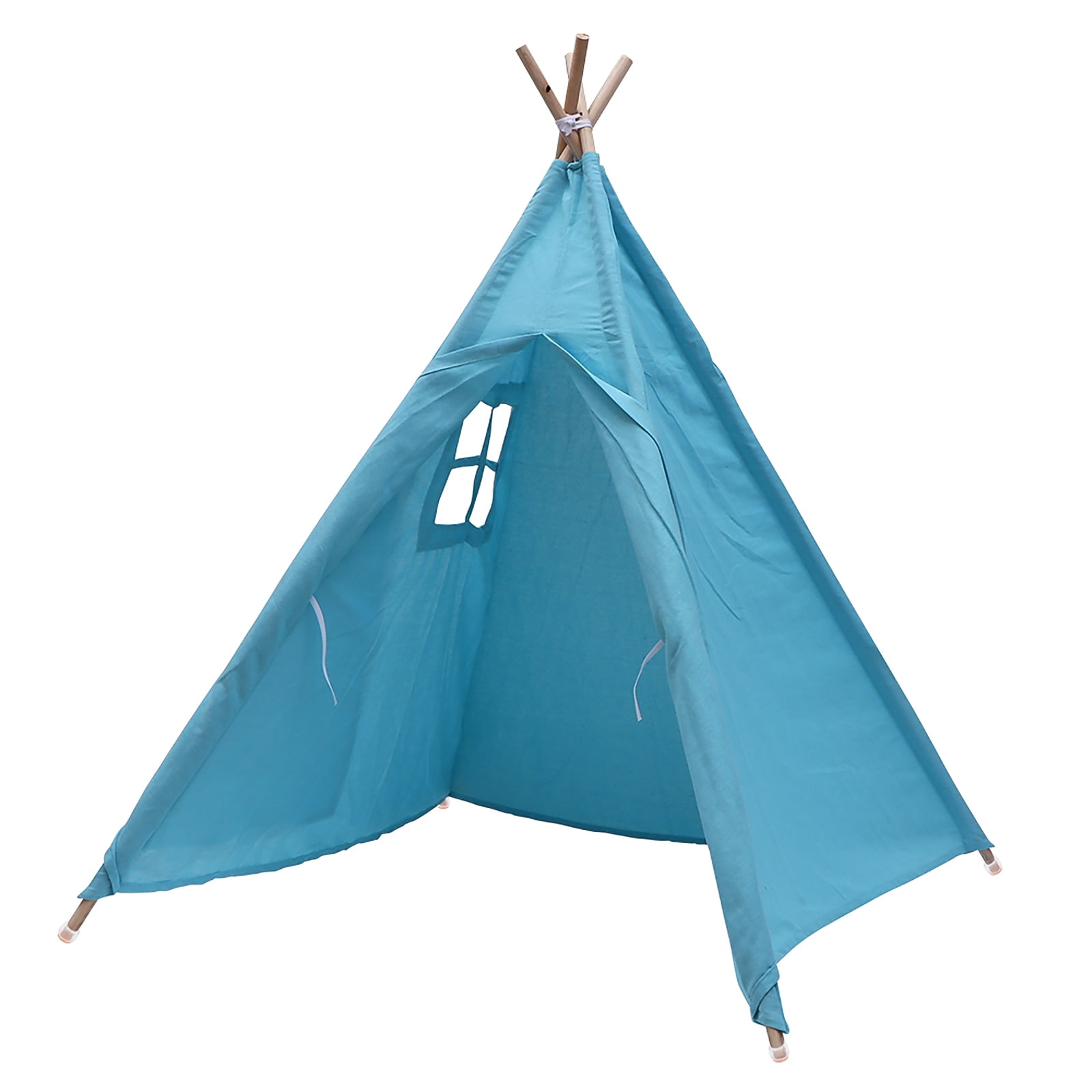 Large Cotton Canvas Kids Teepee Tent Childrens Wigwam In/Outdoor Play House Gam 