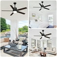 thumbnail image 7 of Skeven Ceiling Fans with Lights and Remote, 60 inch Outdoor Ceiling Fan with Remote, Modern with Lights for Patio Farmhouse Bedroom, 7 of 7