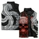 thumbnail image 4 of Chaqueta cortavientos sin mangas para hombre, con estampado de arte abstracto en 3D, para exteriores, para montar en motocicleta, para acampar, para otoño e invierno, 4 of 4