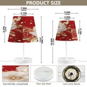 YAZAOO Table Lamp Creative Golden Elegance Pattern Simple Pattern Night Light