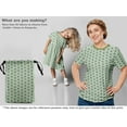 thumbnail image 5 of oneOone Cotton Cambric Light Green Fabric Retro Minimal Camera Sewing Craft Projects Fabric Prints By Yard 56 Inch Wide, 5 of 5