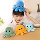 thumbnail image 4 of Juguete de peluche reversible de alta calidad, muñeco de peluche relleno de peluche, pulpo, muñeco de peluche, 4 of 5