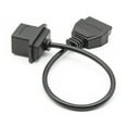 thumbnail image 2 of mmirethe Car 6 Pin to 16 Pin OBDII Adapter Replacement DC 12V Detachable Automotive Connector Extender Extension Cable Accessories, 2 of 6