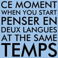 thumbnail image 3 of CafePress - Thinking In French And English (BACK Light T Shirt - Men's Classic Graphic T-Shirt, 3 of 4