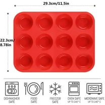 Wovilon Silicone Cake Molds For Baking Half Ball Sphere Silicone Cake Mold Muffin Chocolate Cookie Baking Mould Decor