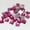Hot Pink, variant on U8MO 200 Flatback Acrylic Square Sewing Rhinestone Buttons 10X10mm Sew on beads-Hot Pink