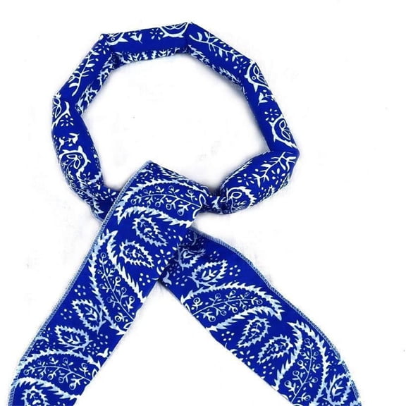 Cooling Towel for Neck, Fmnung Blue Summer Ice Scarf, Instant Cooling Fabric for Hot Weather Sports Running Camping, Reusable Pva
