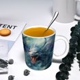 thumbnail image 5 of Yiaed Ink Style Wave Dragon Print Ceramics Coffee,Large Handle Design,Extra Large Tea and Coffee Cup for Office and Home Mugs, 5 of 6