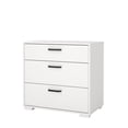thumbnail image 5 of Tvilum Sofia 3 Drawer Dresser for Adults, White, 5 of 15