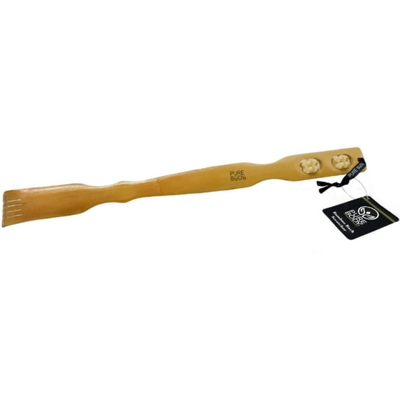 4 Pack - Pure Body Bamboo Back Scratcher, 1 Ea