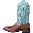 thumbnail image 4 of Laredo Womens Anita Embroidered Square Toe Cowboy  Mid Calf Boots, 4 of 7
