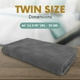 thumbnail image 3 of Jmr Usa Inc. Waffle Weave Thermal Bed Blanket Twin Comforter Cotton Throw Blankets for Bed, Sofa, Bedroom Decor, Housewarming Gifts, Layering of Hotels & Hospital Bed Sheets Size 66X90 Charcoal, 3 of 7