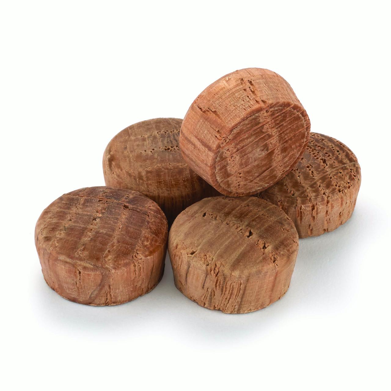 Oak Round Head Screw Hole Plug 3/8" 100 pack