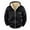 Black-Namayuj Sweatshirt, variant on Men's Full Zip Sherpa Lined Hooded Jacket Double Chest Patch Pockets Mini Christmas Tree Graphic Print Warm Winter Outerwear Coat Blue (S-XXXL)