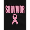 thumbnail image 3 of Tstars Breast Cancer Awareness Survivor Women's Hoodie Support the Fight Against Breast Cancer Small Black, 3 of 4