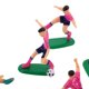 thumbnail image 3 of juego de trofeos en miniatura, mini portería de fútbol, modelo de jugador de fútbol pequeño para casa de muñecas, decoración de fiesta de fútbol, pequeños jugadores de fútbol de plástico, adorno par, 3 of 5