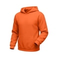 thumbnail image 5 of Trgacdwlo Mens Sweatsuits 2 Piece Set Fleece Oversized Sweatshirt Jogger Sweatpants Set Fall Winter Fuzz Tracksuit Men's Sweatsuits Orange M, 5 of 8