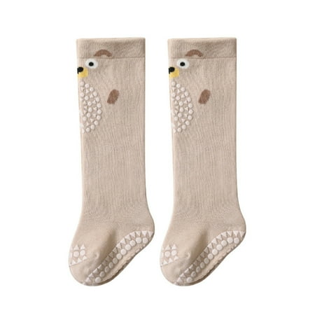 

PEACNNG Baby Knee Pads Socks Newborn Infant Cartoon Animal Anti Slip Knee High Long Socks