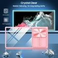 thumbnail image 2 of Compatible with Samsung Galaxy S22 Ultra Case with Built-in Screen Protector, Soft TPU Bumper Case for Samsung S22 Ultra Clear Phone Case Shockproof Anti-Scratch Transparent Cases (Pink Blue), 2 of 6