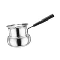 thumbnail image 2 of Café turco Pot de acero inoxidable con manejo de servidor de café de calentamiento de leche para una deliciosa estufa diaria 264 ml, 2 of 8