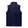 thumbnail image 5 of zbxnLI Men's Big and Tall Fleece Vests Outerwear Fuzzy Lined Warm Winter Waistcoat Outerwear Vests for Men, 5 of 6