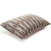 Jaxx Pillow Saxx 3.5 Foot Giant Décor Floor Pillow, Premium Luxe Synthetic Fur - Mountain Fox