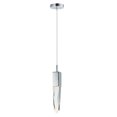 thumbnail image 1 of ET2 Quartz 1-Light Polished Chrome LED Mini Pendant with Crystal Shade, 1 of 2