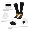 thumbnail image 3 of Naloa Gold Glittering Stars Knee Socks, High Socks Long Stretchy Sock Women Knee High Stocking, Long Socks for Women, 3 of 6