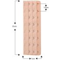 thumbnail image 2 of Bra Extender Ladies Bra Strap Extension 8 Hook 3 Rows Buckle Adjustable 2pcs, 2 of 6