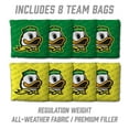 thumbnail image 5 of YouTheFan NCAA Oregon Ducks 2' x 3' Cornhole Game, 5 of 6