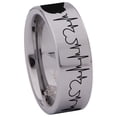 thumbnail image 3 of Broken Heart Tungsten Carbide Ring, 3 of 9
