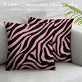 thumbnail image 3 of BCIIG Zebra Print Graphic Throw Pillow Cover for Home Couch Decor 22x22in, 3 of 5
