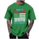 thumbnail image 2 of Tops para hombre, blusas y camisas de cuello redondo y manga corta para hombre, tops casuales de cuello redondo y manga corta con estampados especiales para hombre., 2 of 5