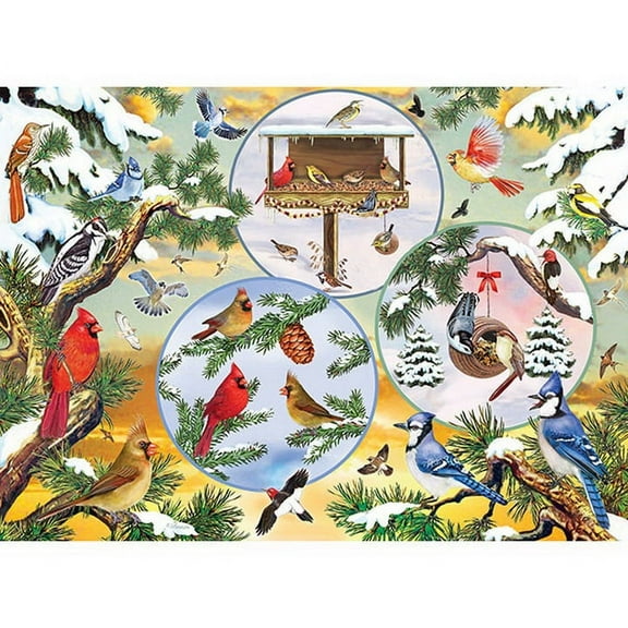 Cobble Hill Winterbird Magic Jigsaw Puzzle