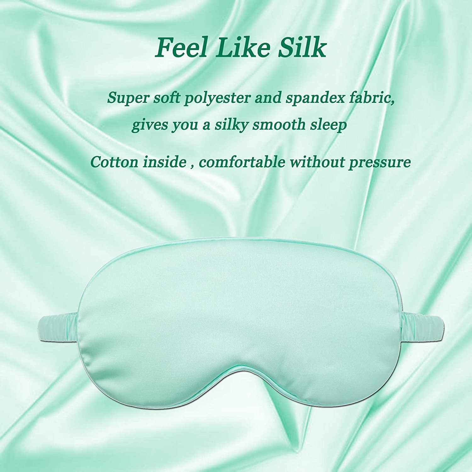Luxtude Silk Sleep Mask 1OO% Mulberry, Silk Eye Mask for Sleeping Blackout,  Satin Sleep Masks for Women Men, Blindfold Night Eye Masks Eye Covers for