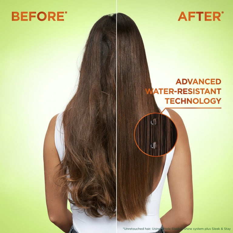 Garnier Fructis Sleek & Shine Sleek and Stay, for Frizzy and Dry Hair, Pump, 1.69 fl oz