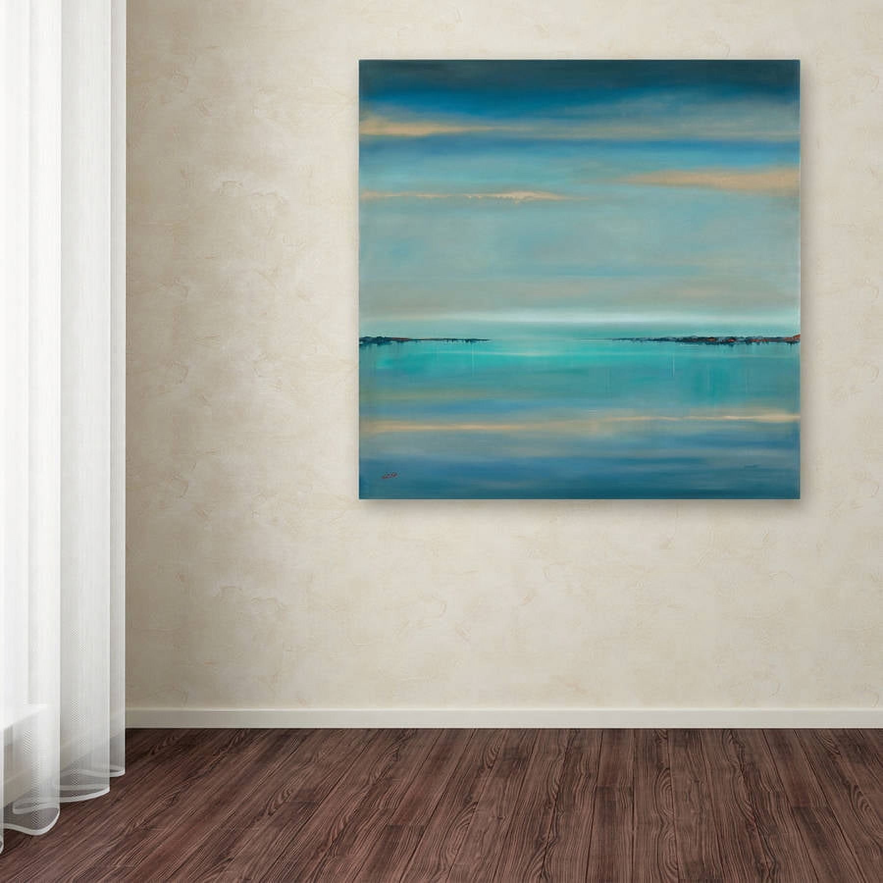Trademark Fine Art "The Line of Time" Canvas Art by Rio