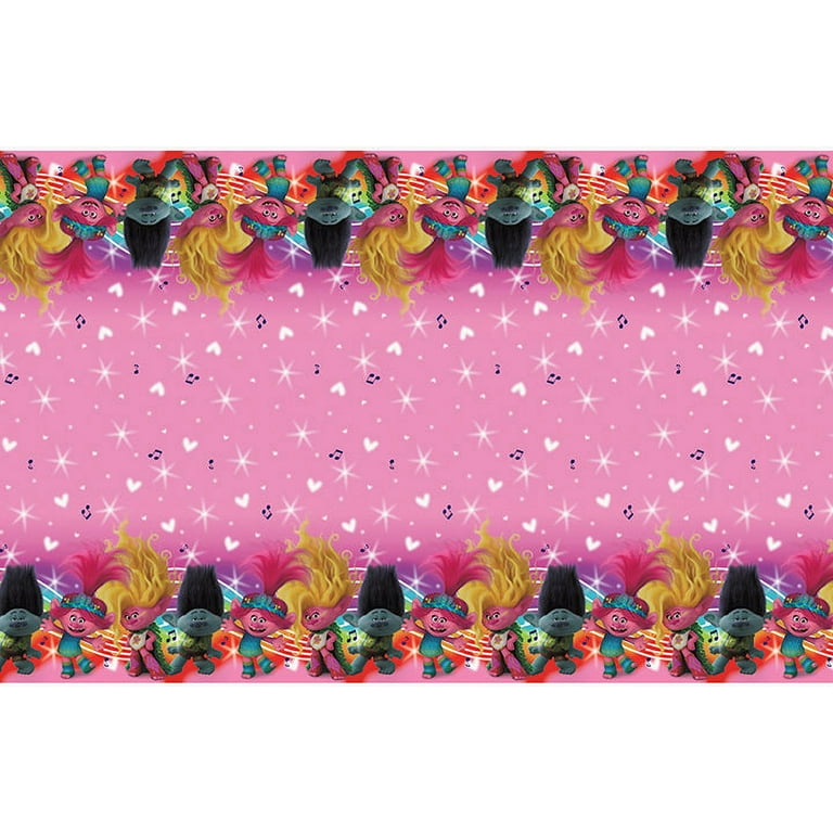 Trolls Plastic Table Cover, 54