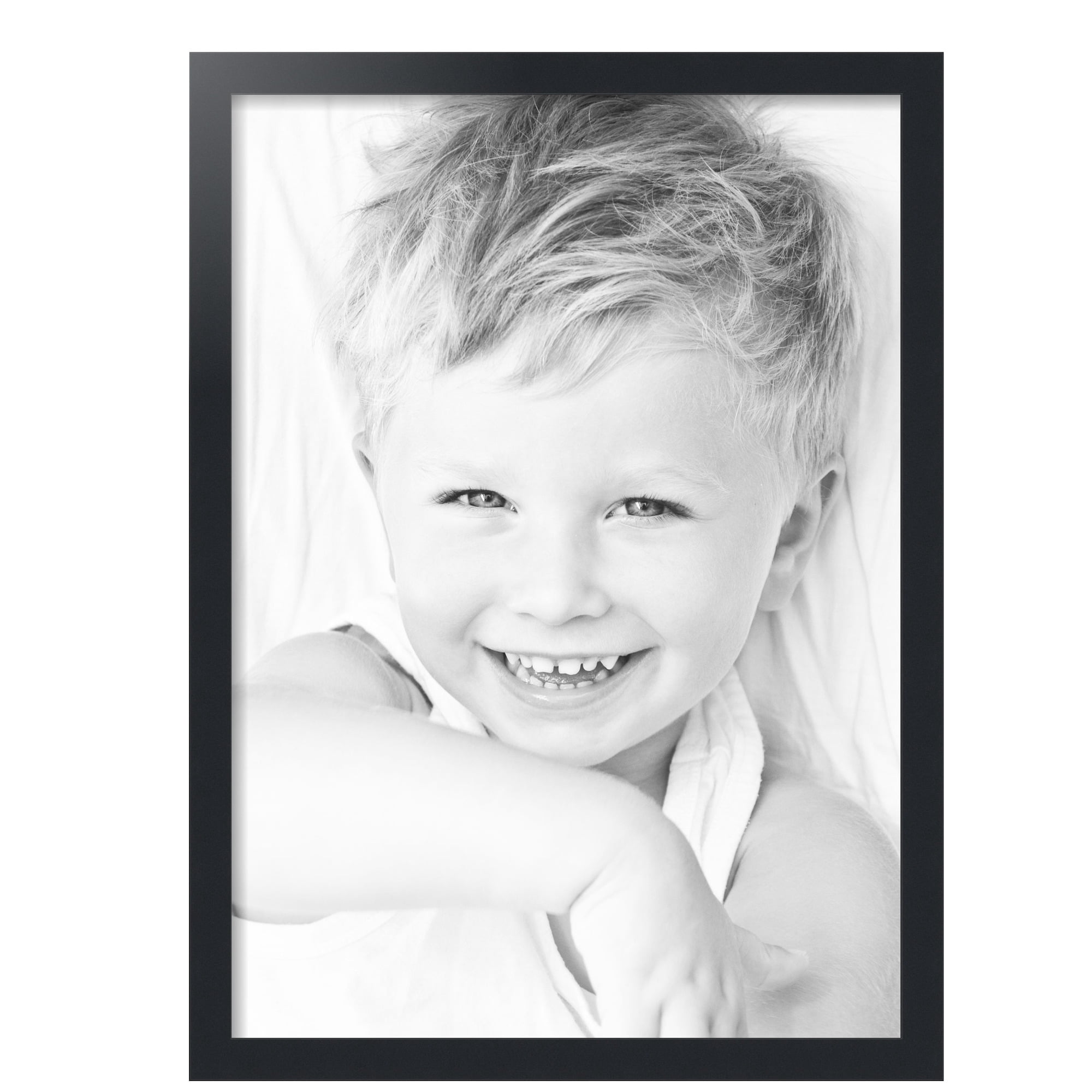 ArtToFrames 20" x 28" Black Picture Frame, 20x28 inch Black MDF Poster Frame (WOM-3926), 4 Pack