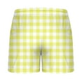 thumbnail image 3 of Viikei Mens Shorts with Pockets,Men Casual Fashion Print Shorts with Pockets Elastic Waist Beach Pants Shorts Yellow M, 3 of 3