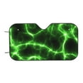 thumbnail image 7 of Balery Green Lightning Print Car Windshield Sun Shade,Windshield Sunshade for Car Pickup Truck SUV Accessories-Small, 7 of 7